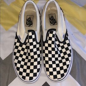 Vans Men’s Checkered Slip Ons size 10.5